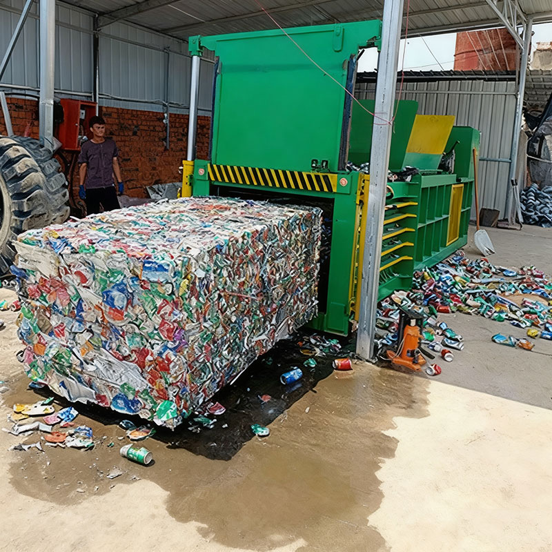Semi Automatic Horizontal Baler for Aluminum Pakcaging