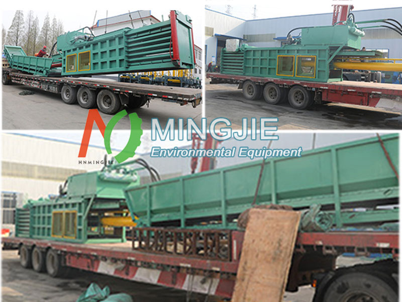 140T Horizontal Industrial Cardboard Compactor for Sale