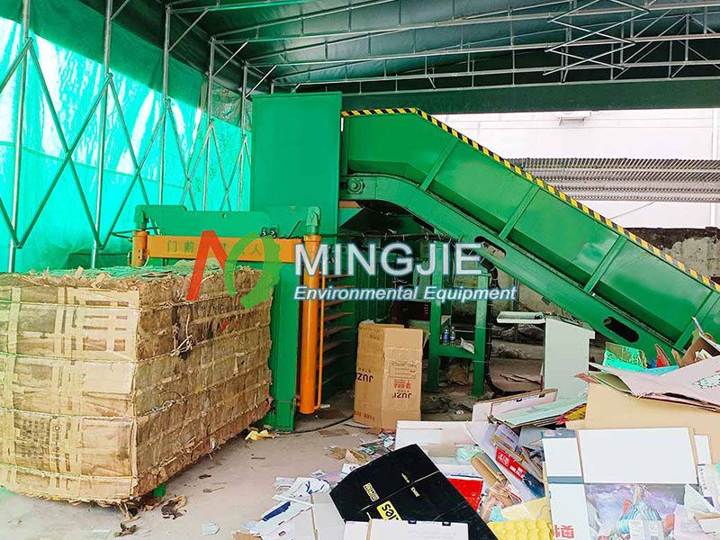 Baling Machine for Paper Recycling