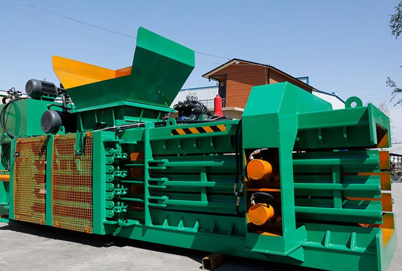 Fully Automatic Horizontal Baler for Sale to Germany