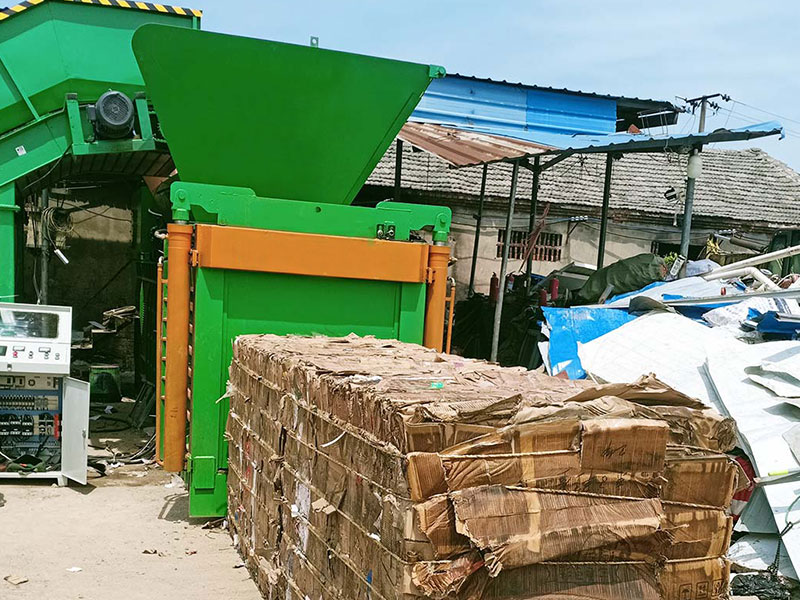 Horizontal Paper Baler