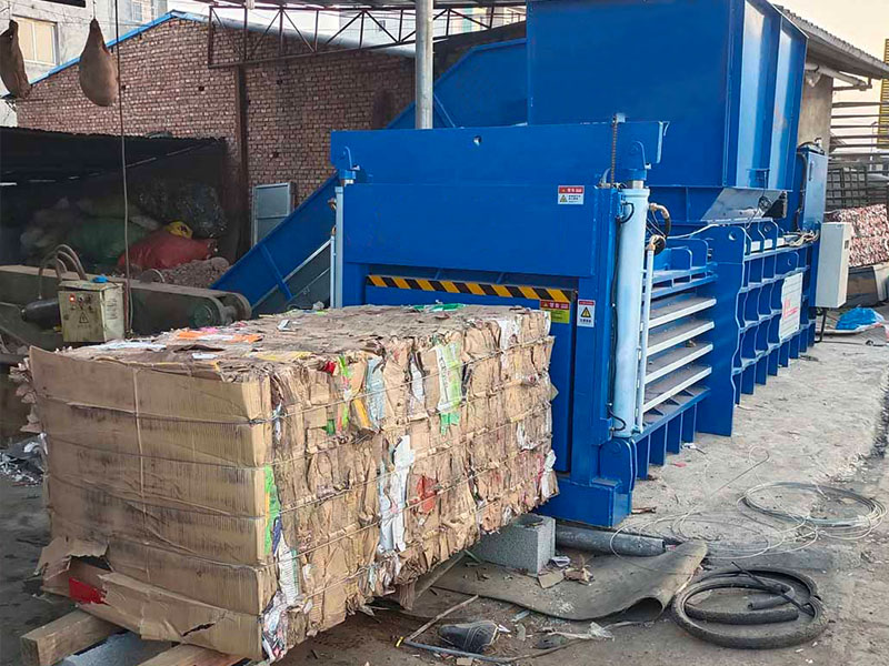 Horizontal Paper Baler