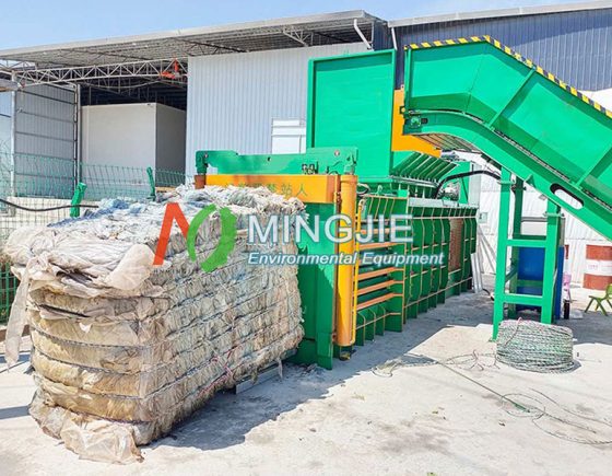 Intelligent Hydraulic Baler for Solid Waste Treatment