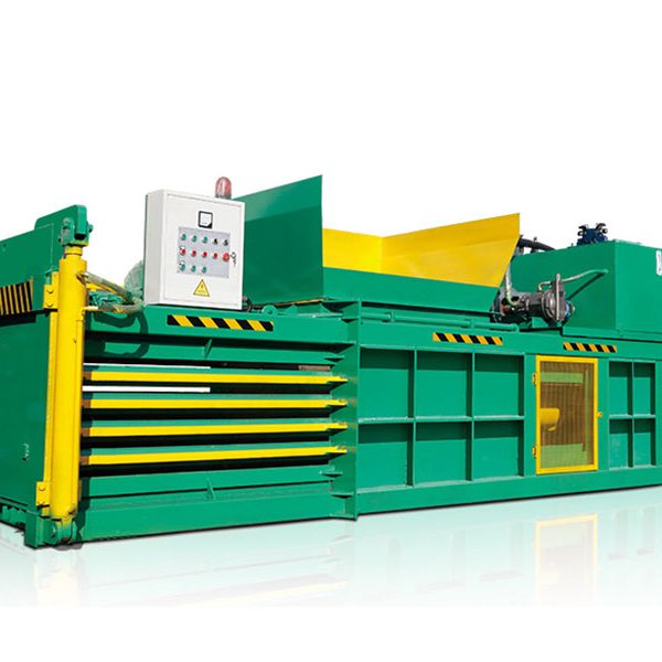 Horizontal Baler Machine with Lifting Door