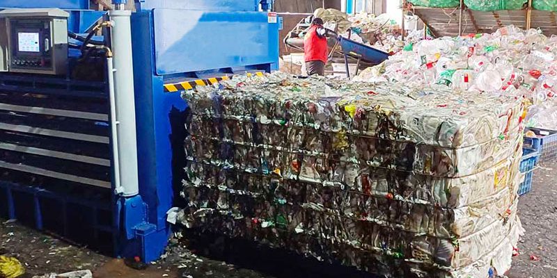 Plastic Bottle Horizontal Baler