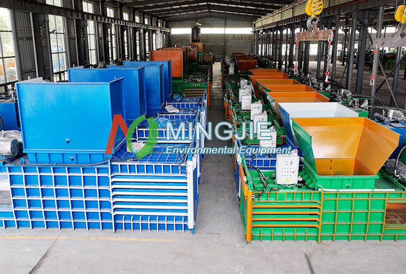 Semi Automatic Horizontal Baler for Sale to India