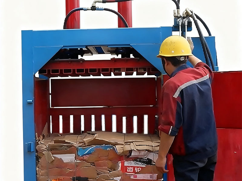 Vertical Paper Baler