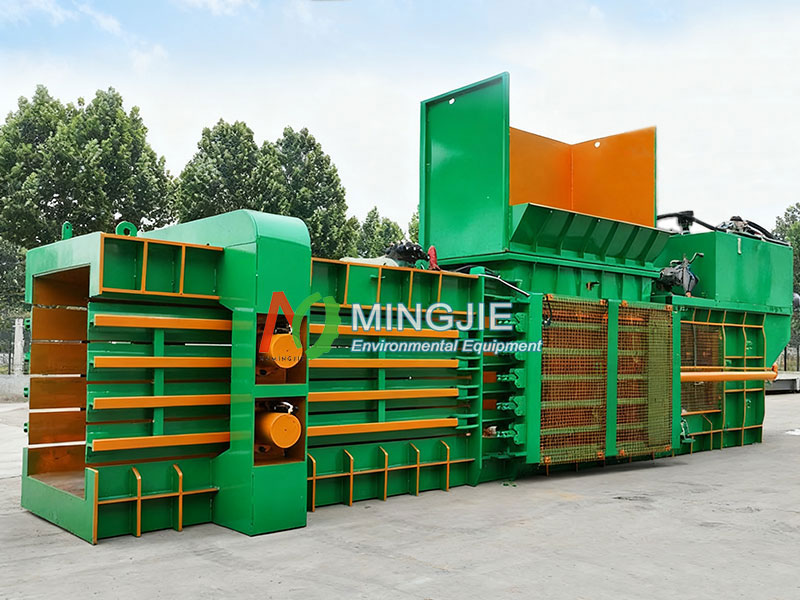 200T Horizontal Waste Baler