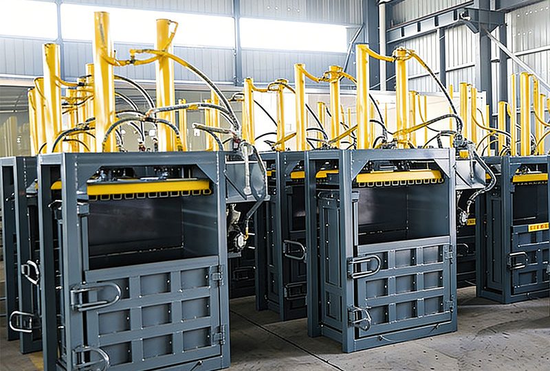 Vertical Hydraulic Baler for Sale to Brazil