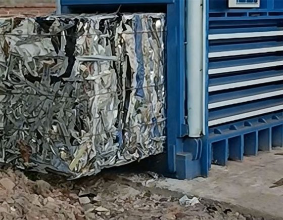 Horizontal Metal Baler for Scrap Metal Recycling