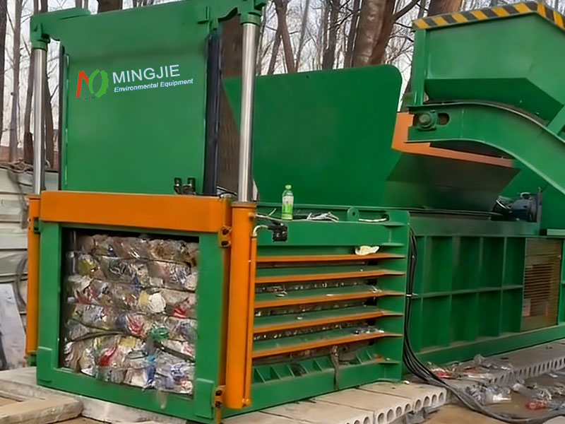 Hydraulic Plastic Baling Machine